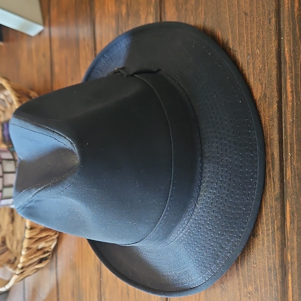 London Fog Black Fedora Hat